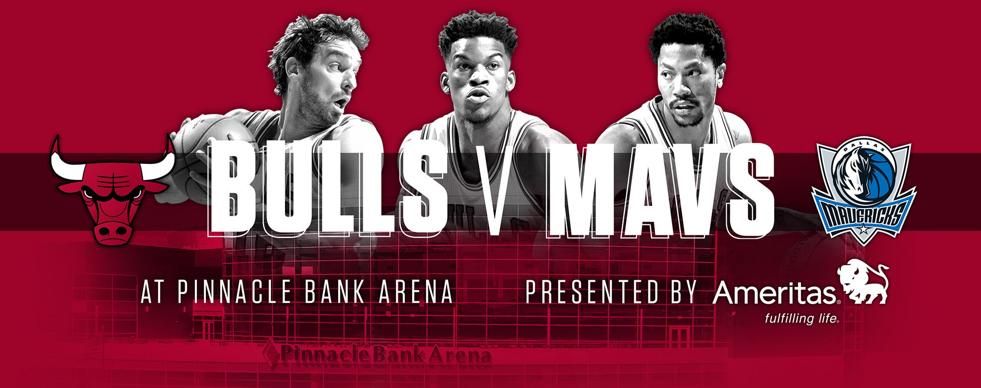 Chicago Bulls vs. Dallas Mavericks Pinnacle Bank Arena