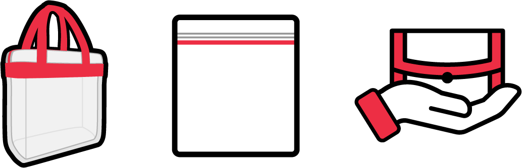 Clear Bag Policy Graphic