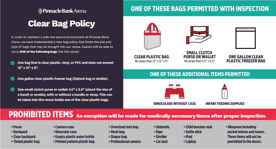 clear bag policy graphic